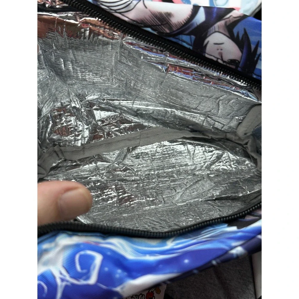 Naruto Shippuden Blue Wave Full Insulated Lunch Bag AOP Double Handles Small